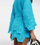 Alanui - Blooming Flowers cotton cardigan