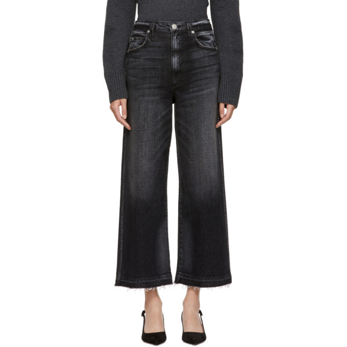 Amo Black Ava Cropped Jeans