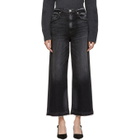 Amo Black Ava Cropped Jeans