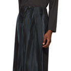 Homme Plisse Issey Miyake Navy Pleats Tailored Trousers