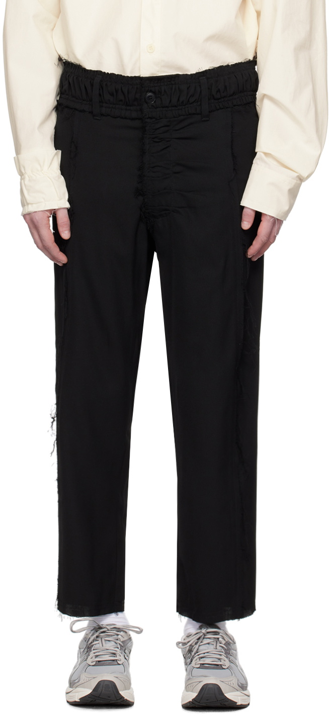 AIREI Black Shelley Trousers