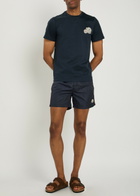 Moncler Logo-appliquéd Cotton T-shirt Navy