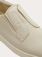 Ferragamo Mens Slip-on sneaker in White