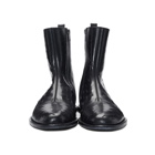 Ann Demeulemeester Black Slits Zip-Up Boots
