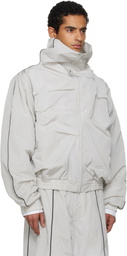 ALAINPAUL Gray Movement Track Jacket