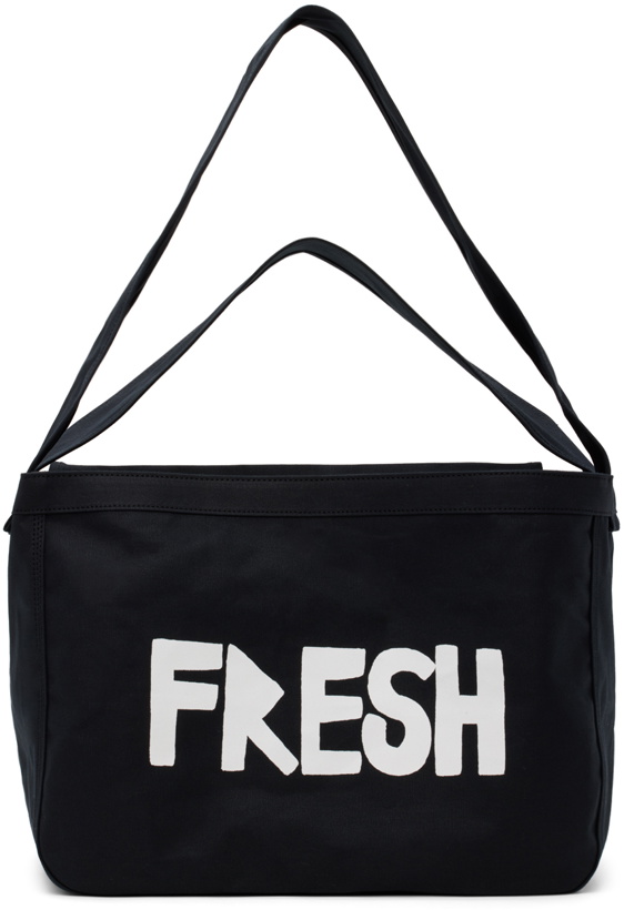 Photo: Comme des Garçons Shirt Black Brett Westfall Edition 'Fresh' Tote