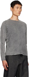 Gabriela Coll Garments Gray No.87 Long Sleeve T-Shirt