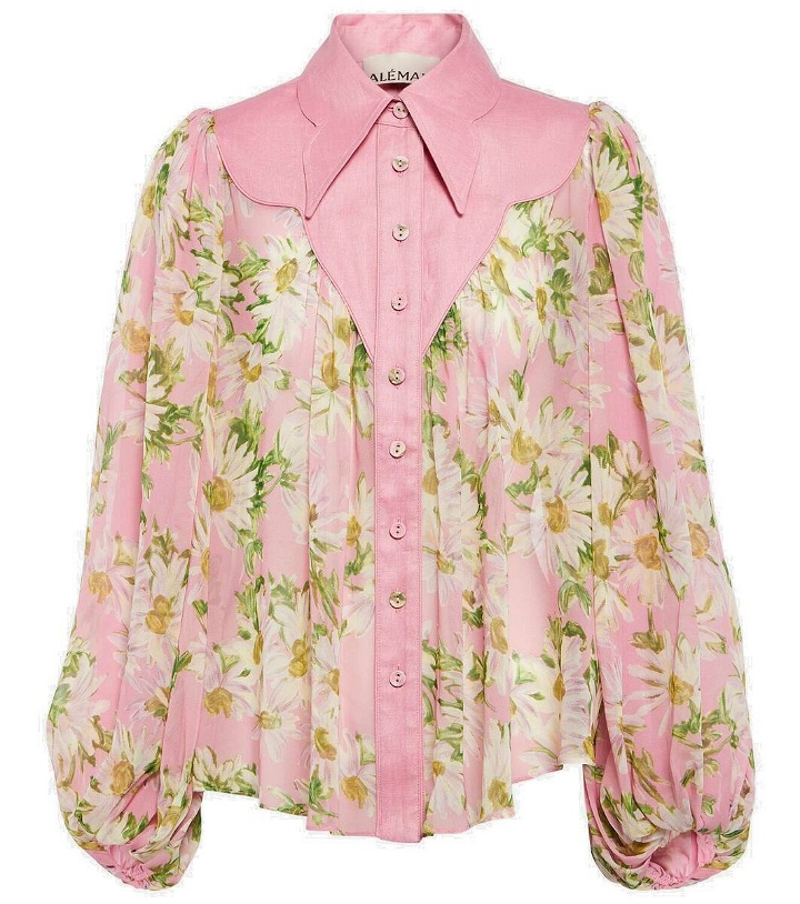 Photo: Alémais Maia floral silk shirt