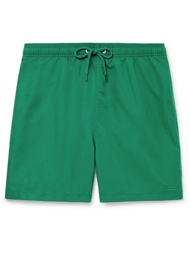 Photo: NORSE PROJECTS - Hauge Mid-Length Swim Shorts - Green