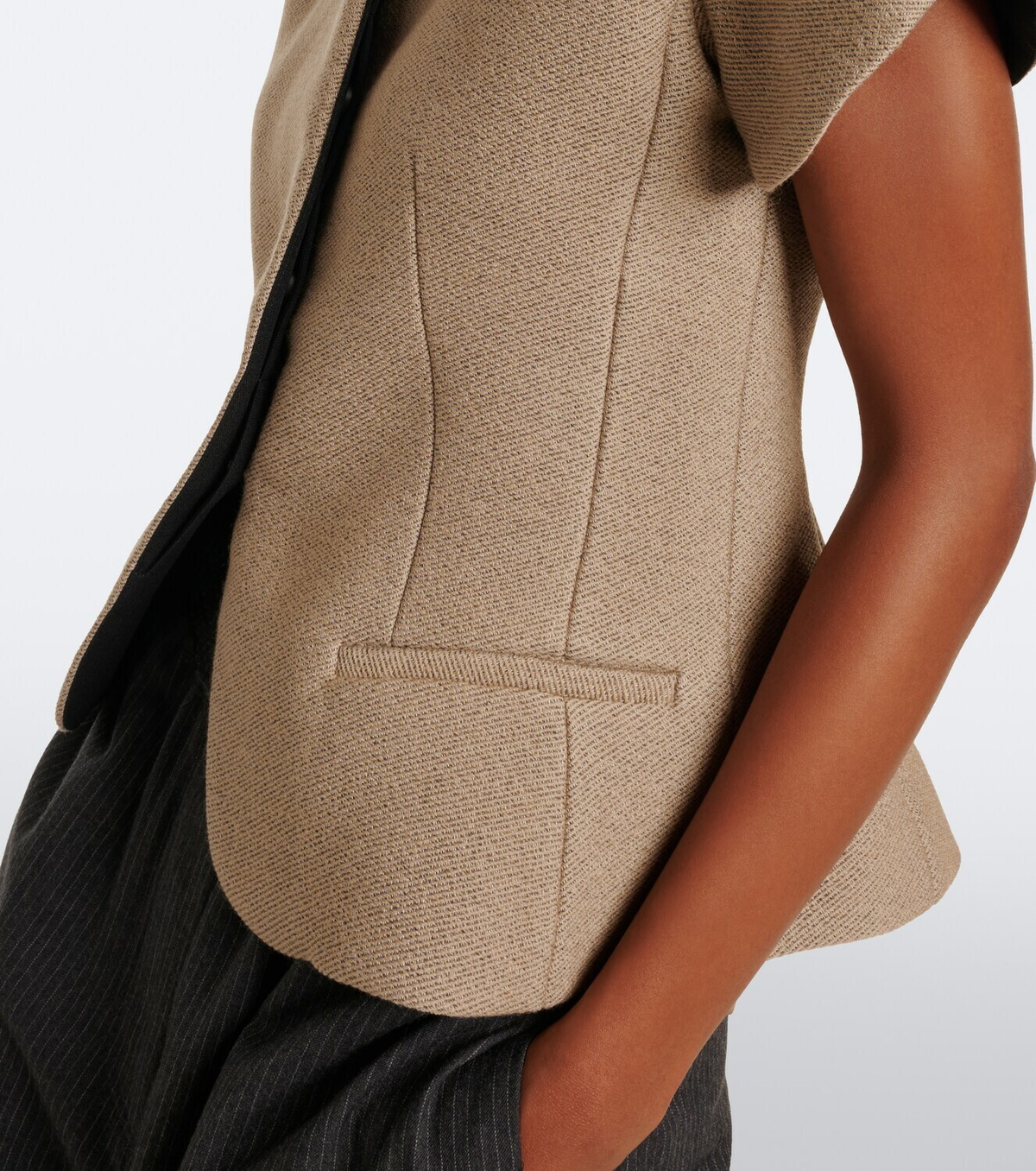 Jacquemus Ovalo wool and cotton jacket