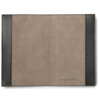Bottega Veneta - Two-Tone Intrecciato Leather Notebook Cover - Men - Black