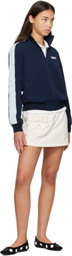Sandy Liang Navy Lia Jacket