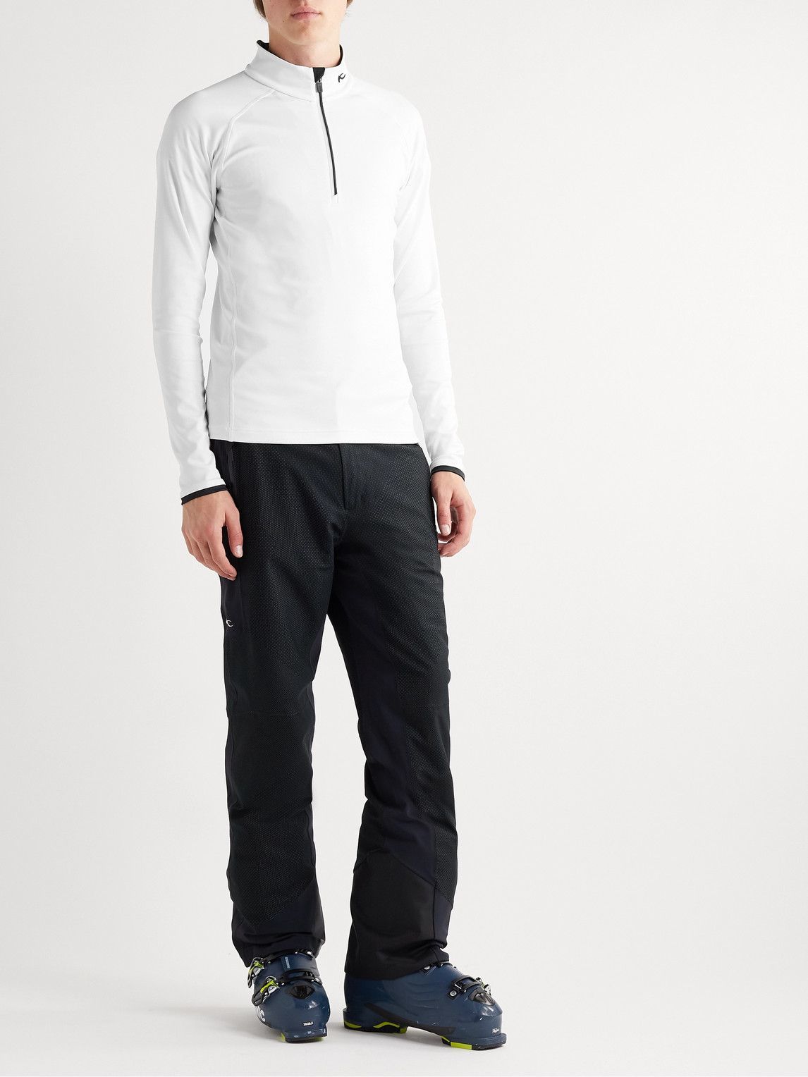 Kjus - Feel Slim-Fit Stretch-Jersey Half-Zip Ski Mid-Layer - White