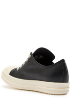 Rick Owens Leather Sneakers Black