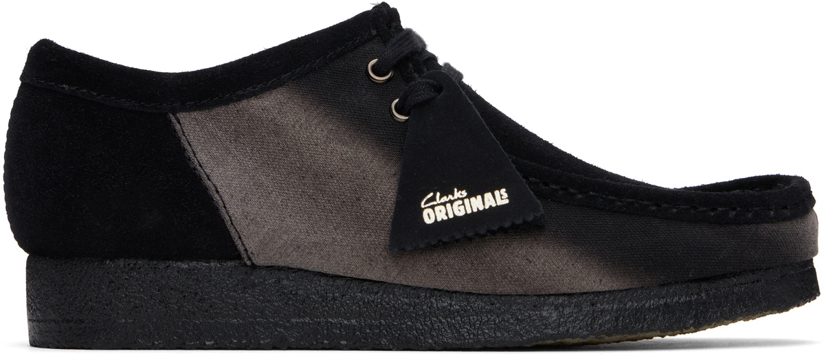 JiyongKim Black Clarks Edition Sun-Bleached Wallabee Derbys