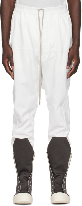 Photo: Rick Owens DRKSHDW Off-White Slim-Fit Sweatpants