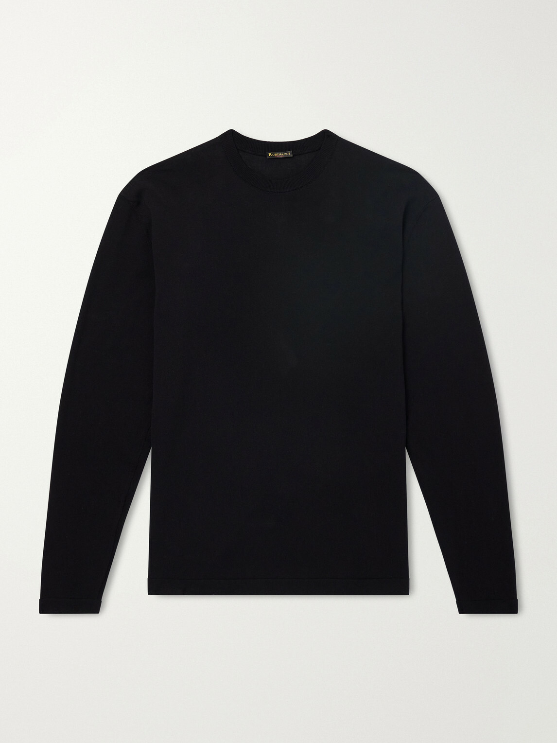 Rubinacci - Sea Island Cotton-Jersey T-Shirt - Black