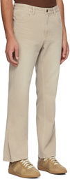 Solid Homme Beige Button Jeans