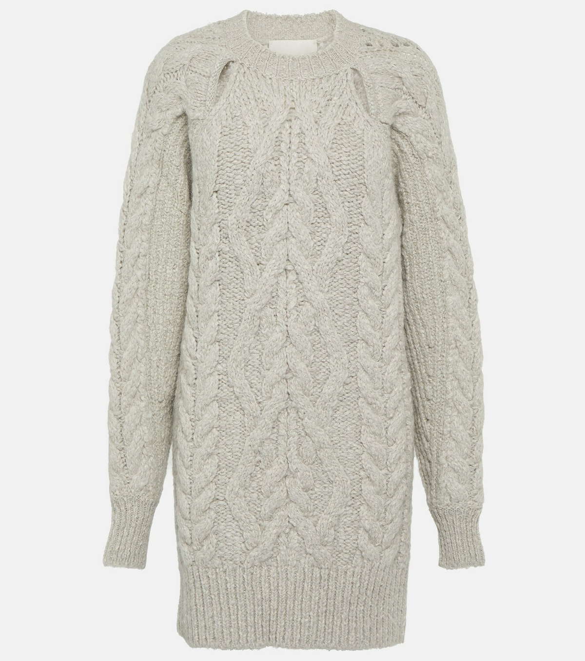 sweater dress xs Jenice Cable Knit Mini Sweater Dress  VICI
