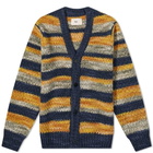 Folk Mixed Yarn Cardigan