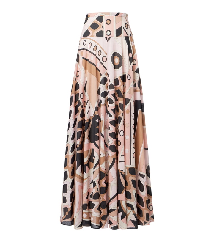 Photo: Pucci Vivara cotton muslin maxi skirt