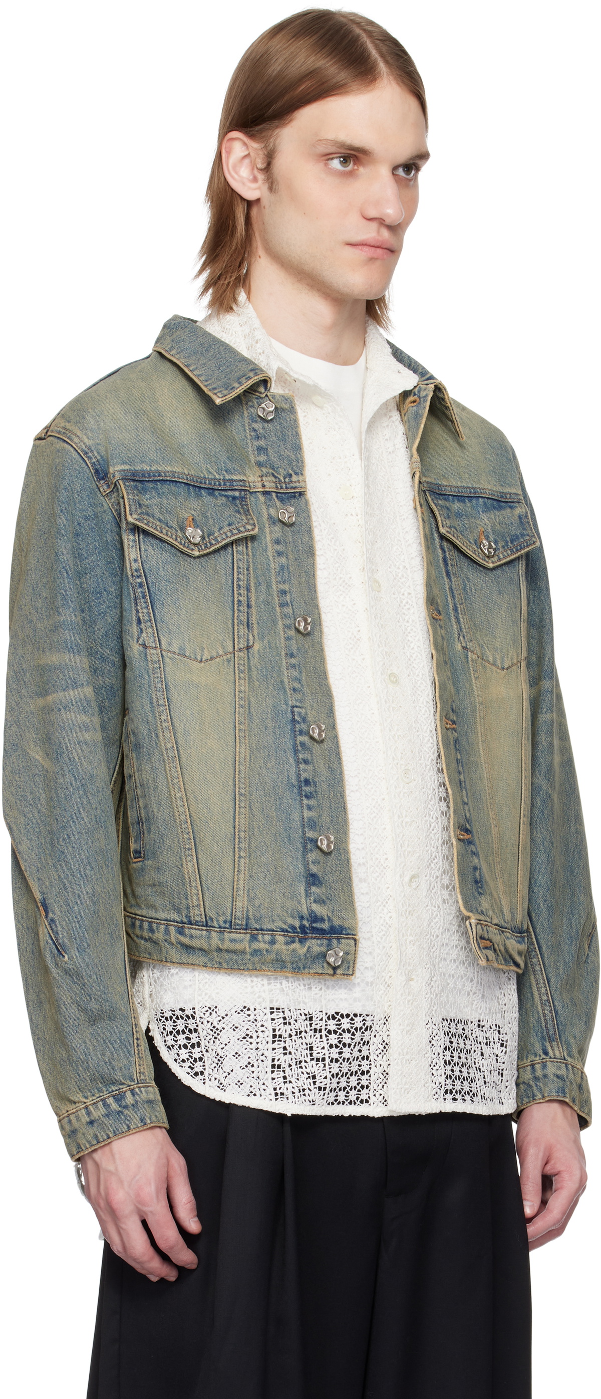 UFO ATCA2 JACKET Ver.FADED COLOR DENIM Veste jean work | Japanese
