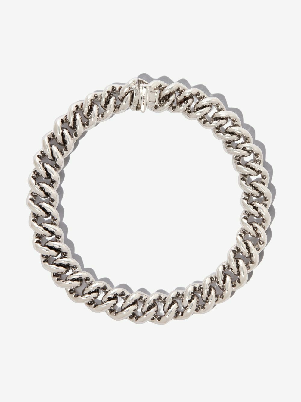 SHAY 18K White Gold 8 Inch Pavé Diamond Bracelet