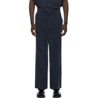 Nanushka Navy Eetu Trousers