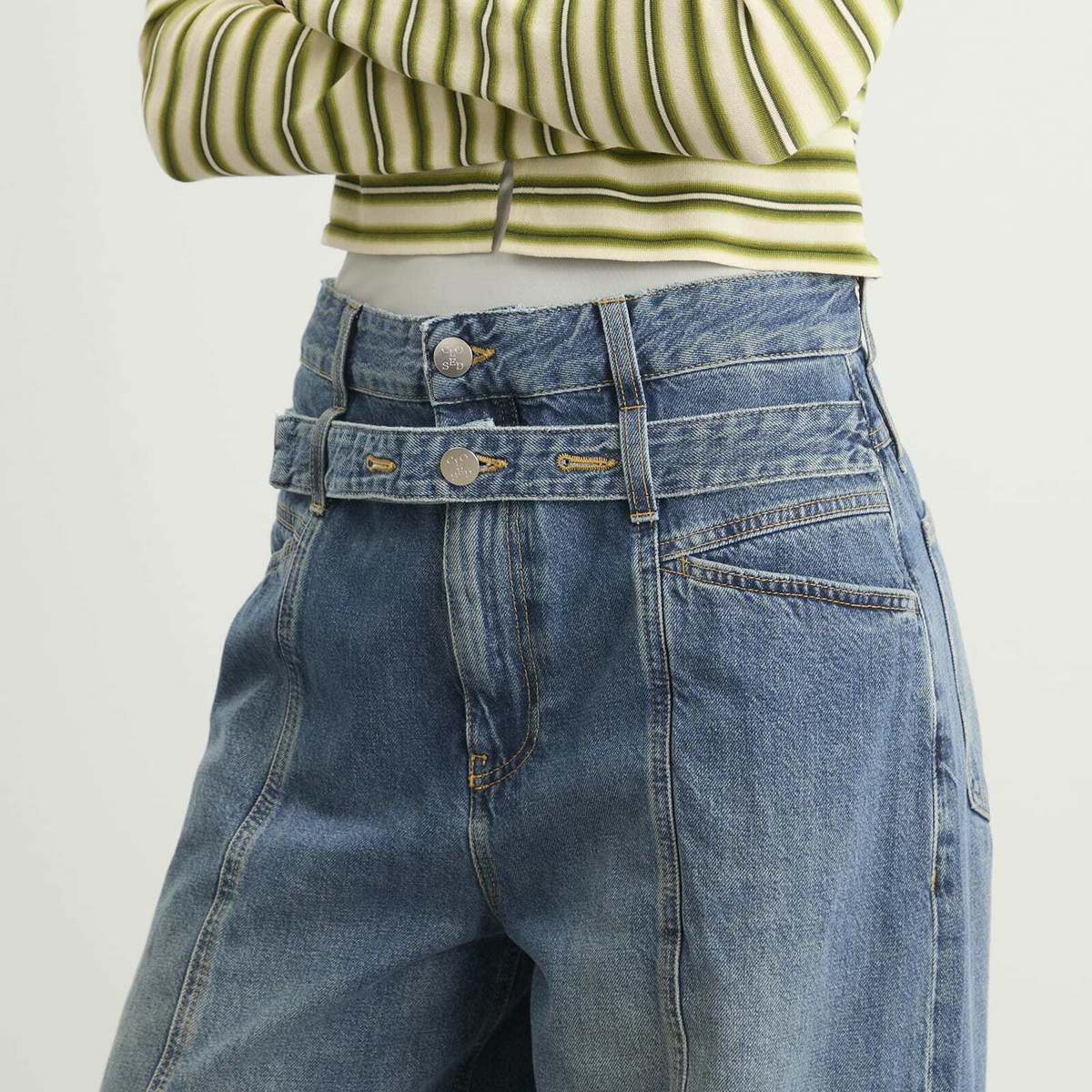 Closed Women's Zoya-X Wide Leg Jeans in Dark Blue