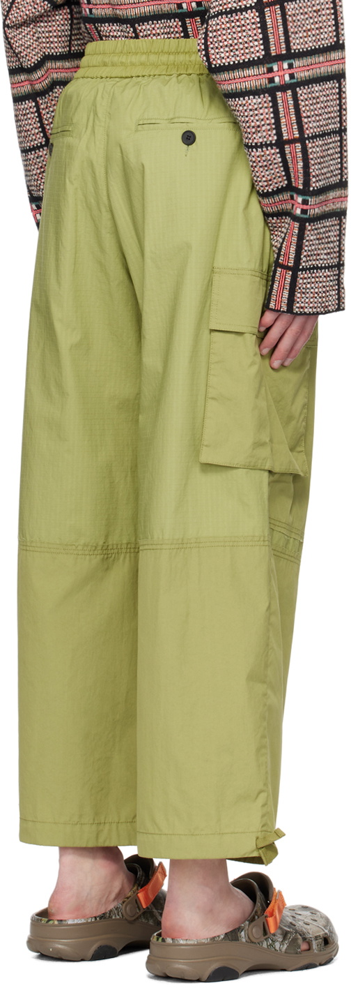 A PERSONAL NOTE 73 Khaki Paneled Cargo Pants