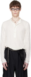 Edward Cuming White Kitchen Curtain Stacked Henley