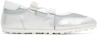 Marni Silver & Blue Mary Jane Velcro Sneakers
