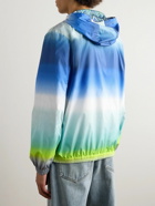 Missoni - Reversible Printed Striped Shell Hooded Jacket - Blue