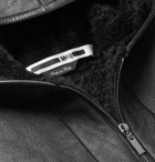 McQ Alexander McQueen - Shearling Hooded Jacket - Men - Black