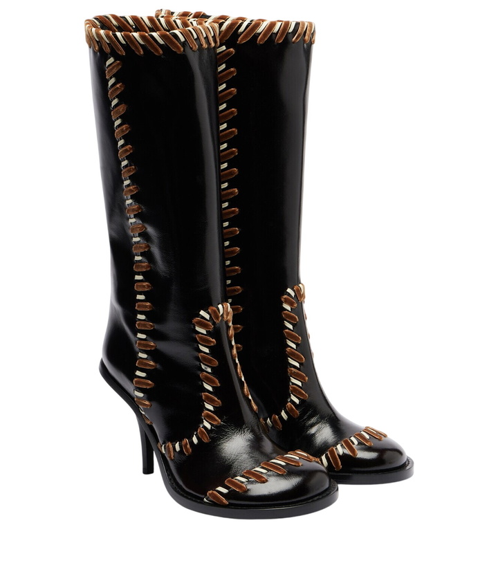 Photo: Dries Van Noten 90 embellished leather boots