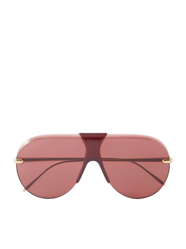 Photo: LOEWE - Aviator-style gold-tone and tortoiseshell acetate sunglasses