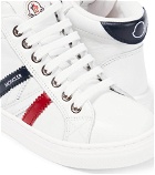 Moncler Enfant - High-top leather sneakers