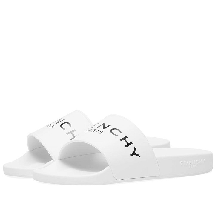 Photo: Givenchy Logo Slide White