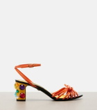 Dolce&Gabbana Keira embellished leather sandals
