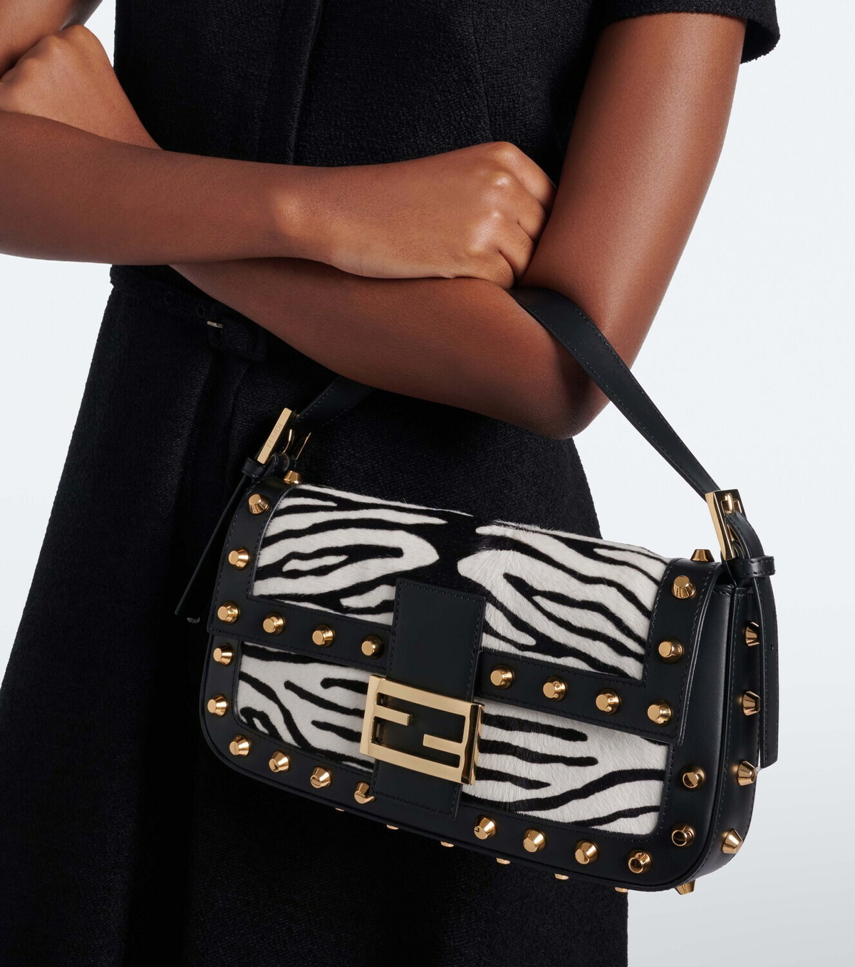 Fendi Baguette® 26424 calf hair shoulder bag