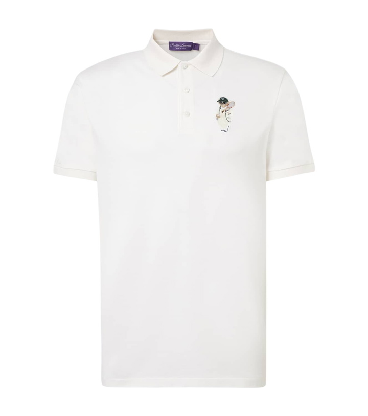 Photo: Ralph Lauren Purple Label Polo Bear cotton and cashmere polo shirt