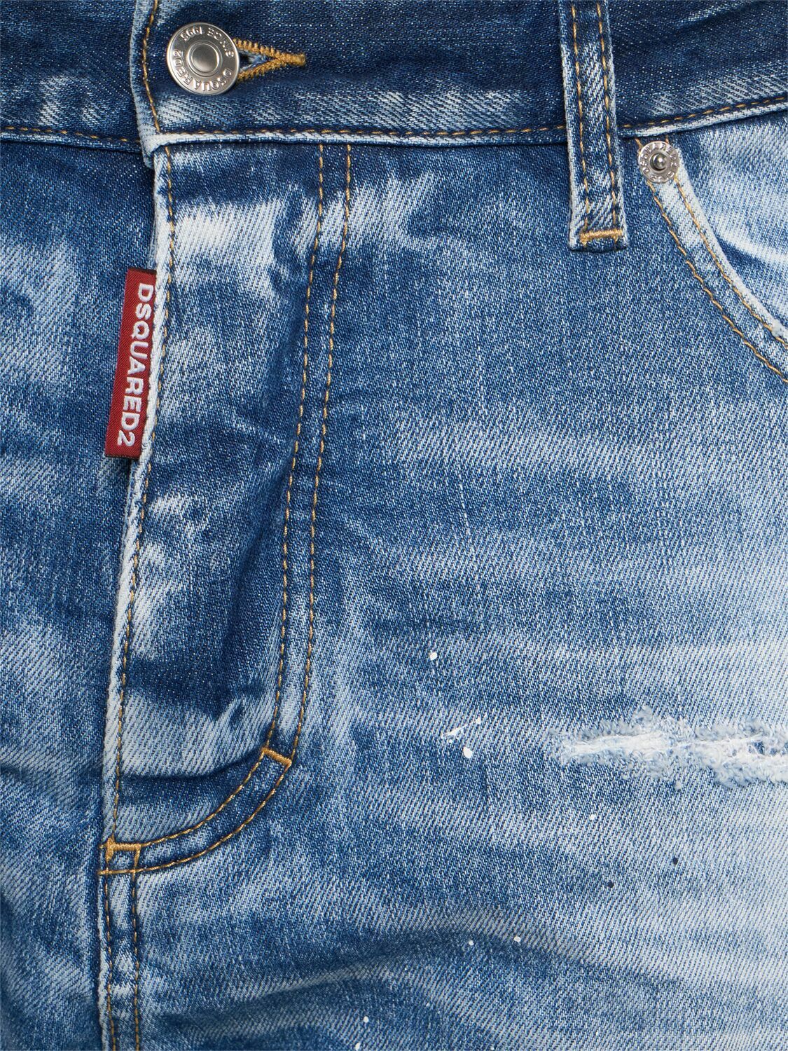 DSQUARED2 Light Scarface Wash Bro Fit Shorts Dsquared2
