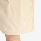 Malbon Men's Classic Pleated Short in Sand