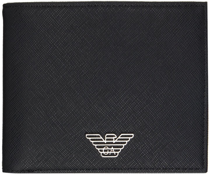 Photo: Emporio Armani Black Logo Wallet
