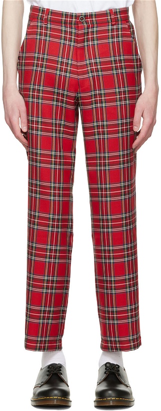 Photo: Manors Golf Red Polyester Trousers