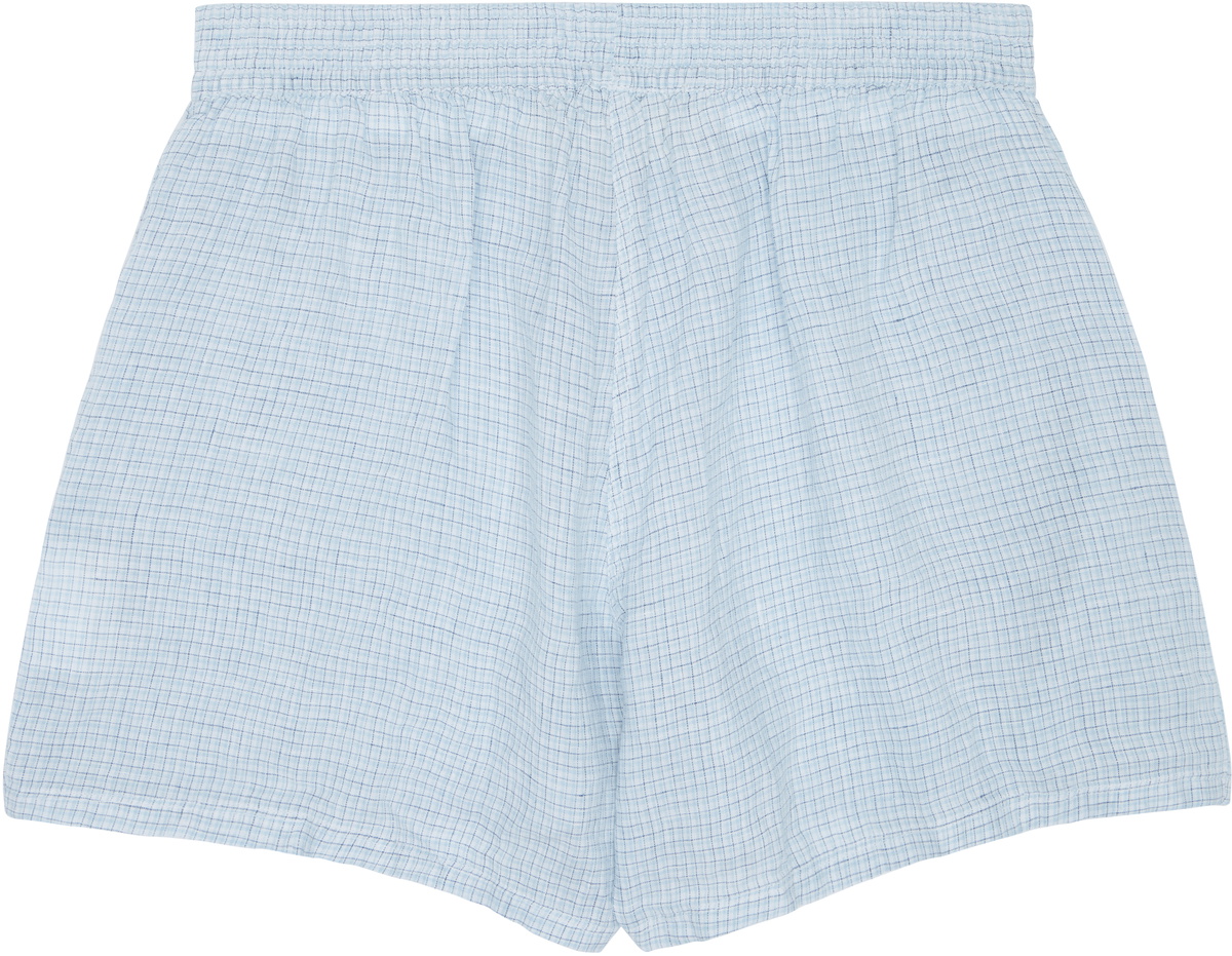 ERL Blue Plaid Woven Boxers