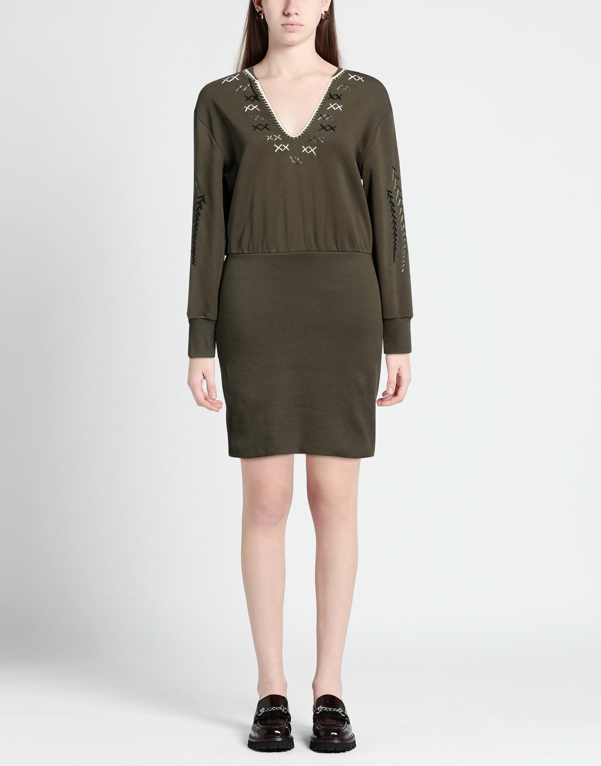 Jijil Womens Mini dress Military in Green