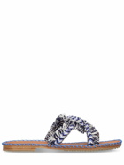 ZIMMERMANN - 10mm Braided Strap Cotton Sandals