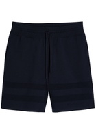 Givenchy Textured Knit Cotton-blend Shorts Navy