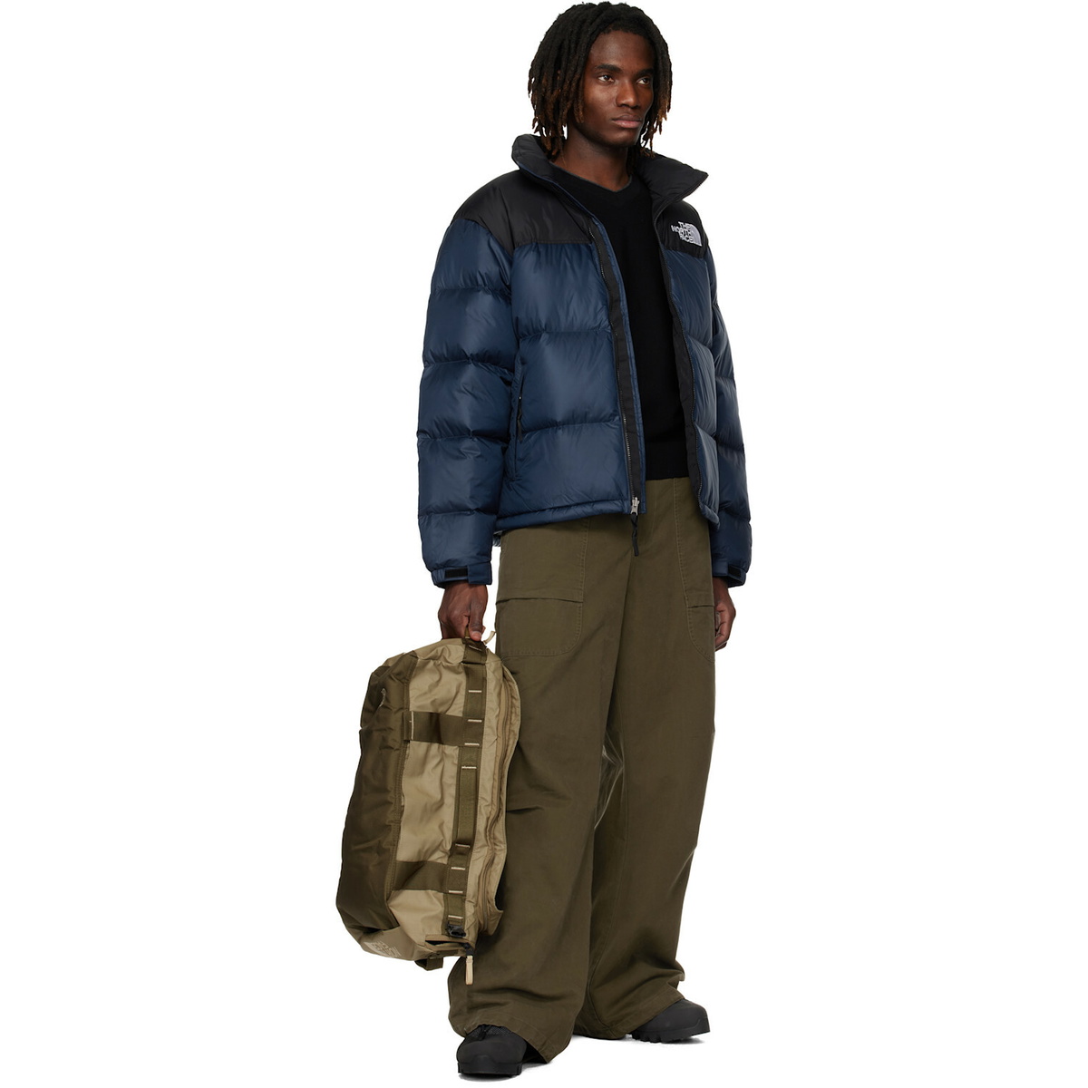 The North Face Khaki Base Camp Voyager Duffle Bag